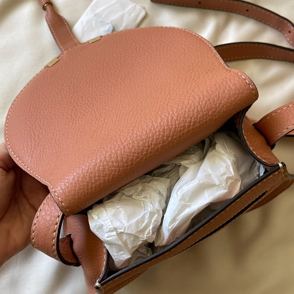 NWT Chloe Marcie Mini Bag // Muted Brown (Soft Pink) - Picture 4 of 15